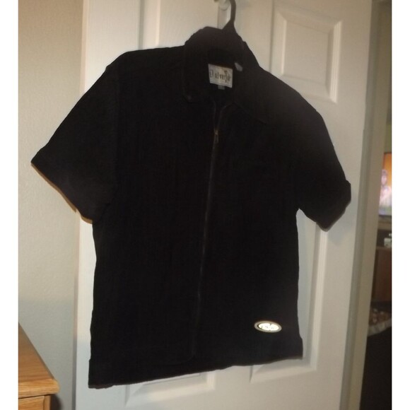 Vintage Levis Silver Tab Corduroy Jacket L Zip Up Short Black - Picture 1 of 4